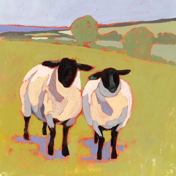 Sheep: Suffolk Sheep IV by Victoria Borges