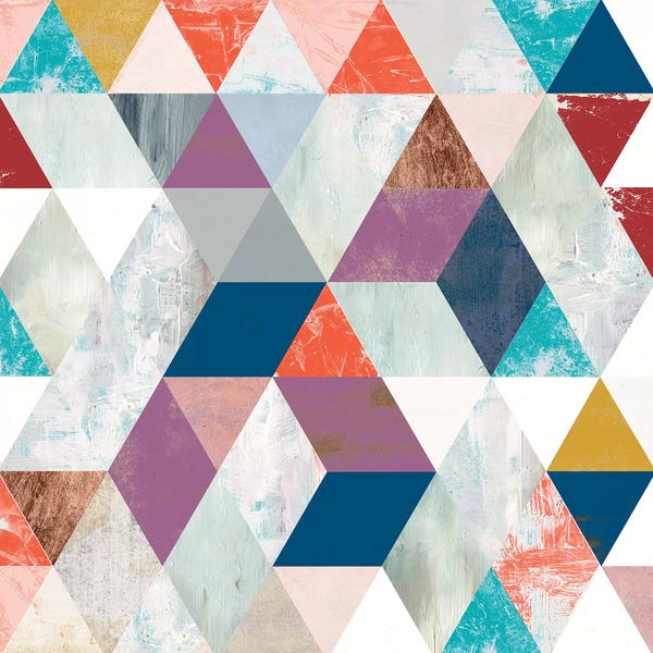 Art Deco: Bright Mosaic I by Victoria Borges