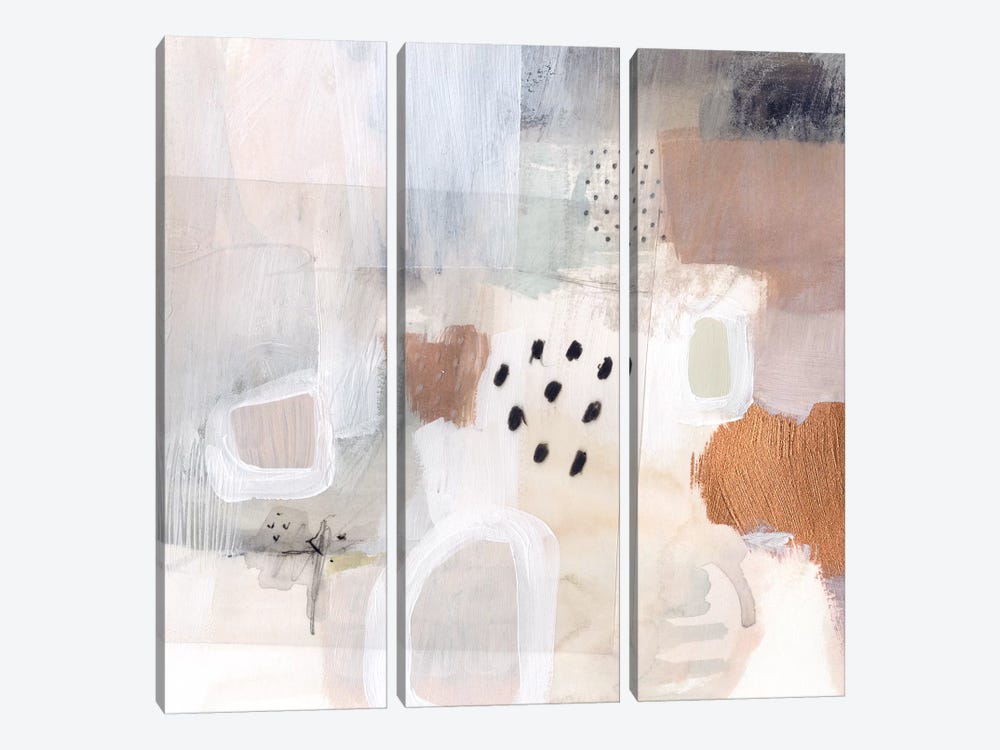Puddle Jump II by Victoria Borges 3-piece Canvas Art Print