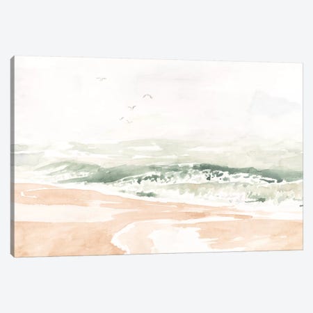Sandy Surf I Canvas Print #VBO841} by Victoria Borges Canvas Art Print
