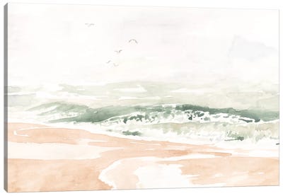 Sandy Surf I Canvas Art Print - Victoria Borges