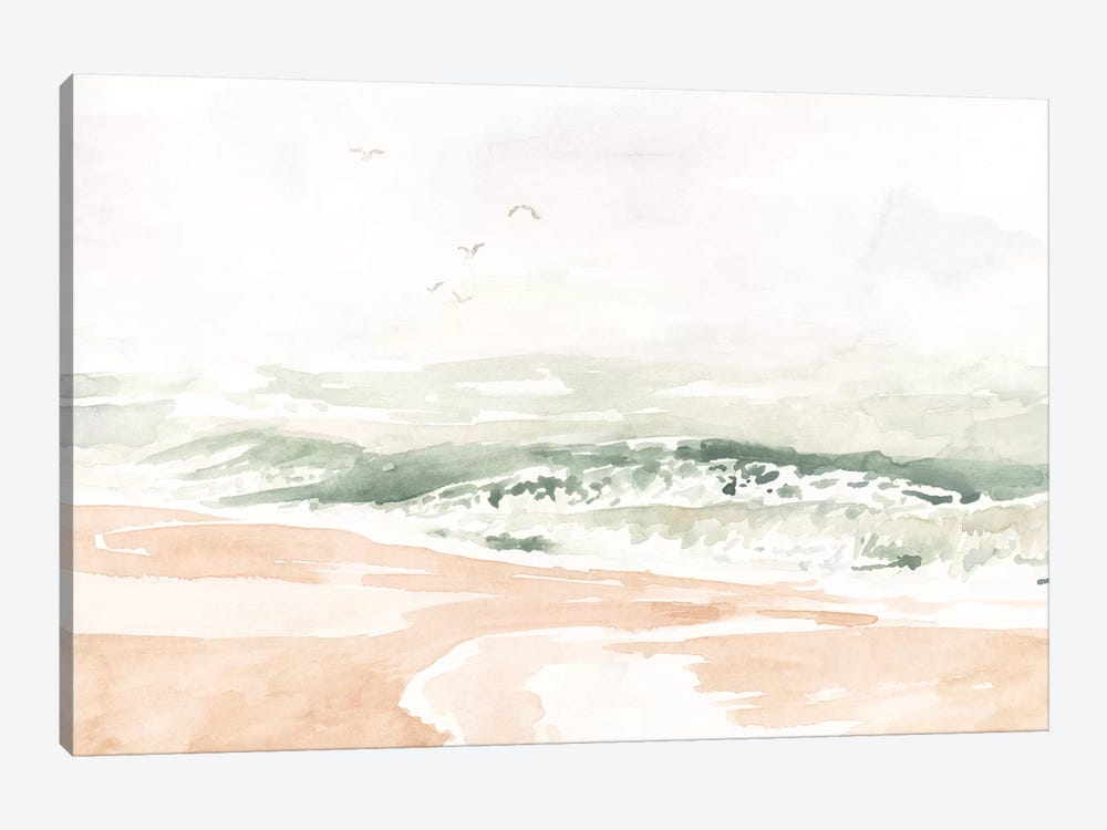 Sandy Surf I by Victoria Borges 1-piece Art Print