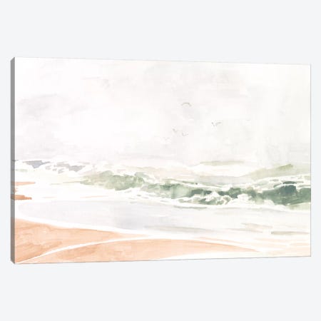 Sandy Surf II Canvas Print #VBO842} by Victoria Borges Art Print