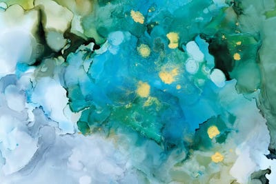 Canvas Print: Aqua Brume I by Victoria Borges - thumbnail