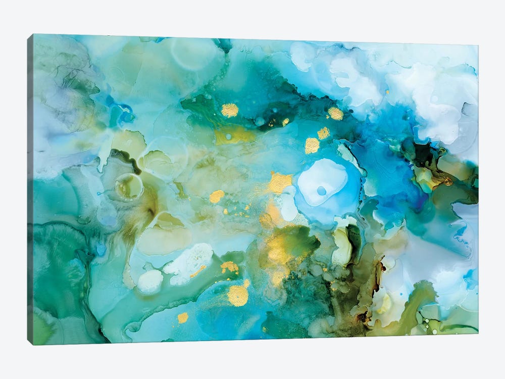 Aqua Brume II by Victoria Borges 1-piece Canvas Print