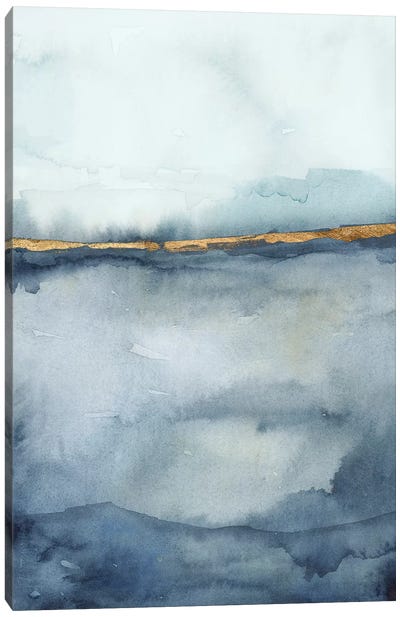 Coastal Horizon II Canvas Art Print - Coastal & Ocean Abstract Art