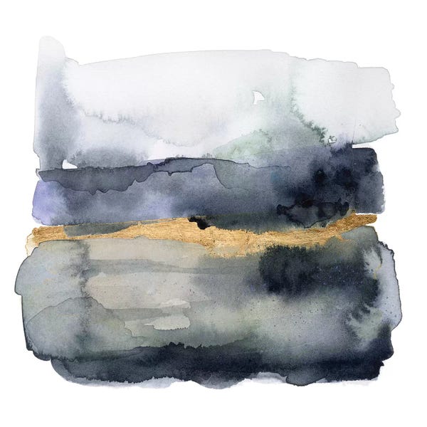 Victoria Borges: Golden Indigo I by Victoria Borges