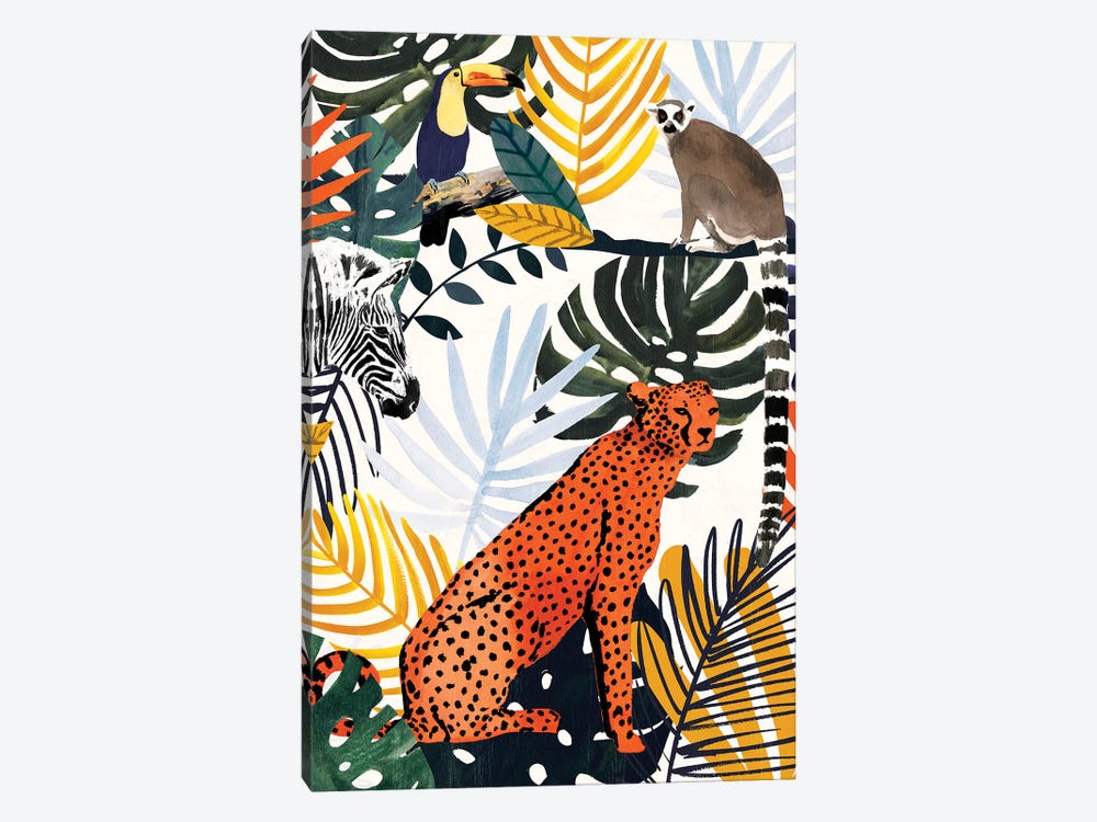 Jungle Jumble I by Victoria Borges 1-piece Canvas Print
