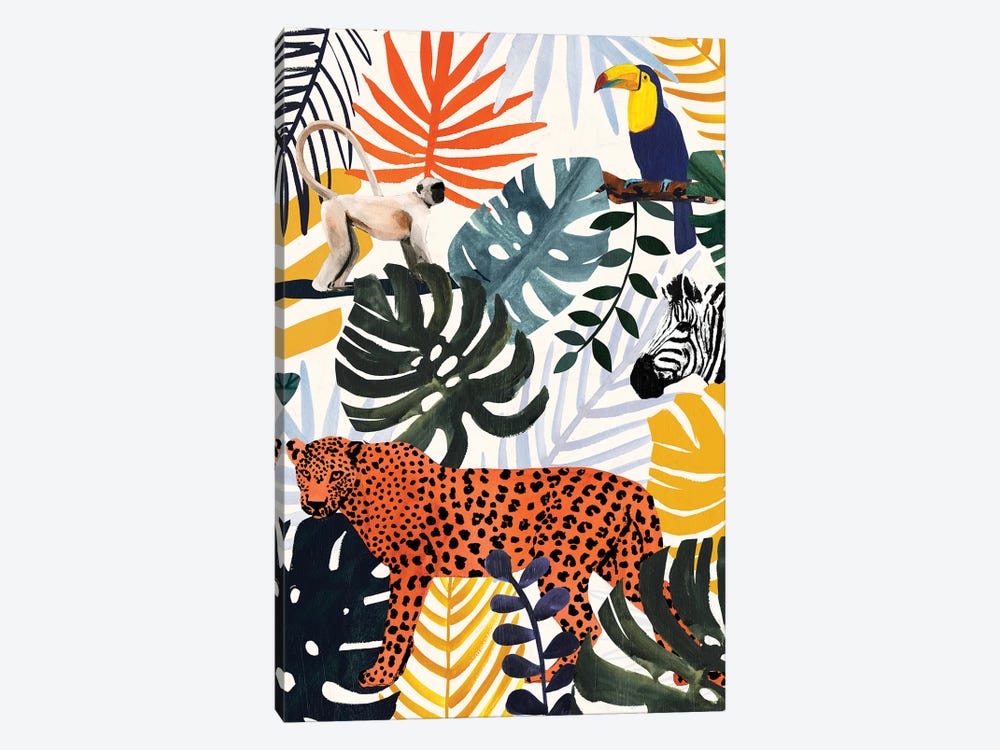 Jungle Jumble II by Victoria Borges 1-piece Canvas Wall Art