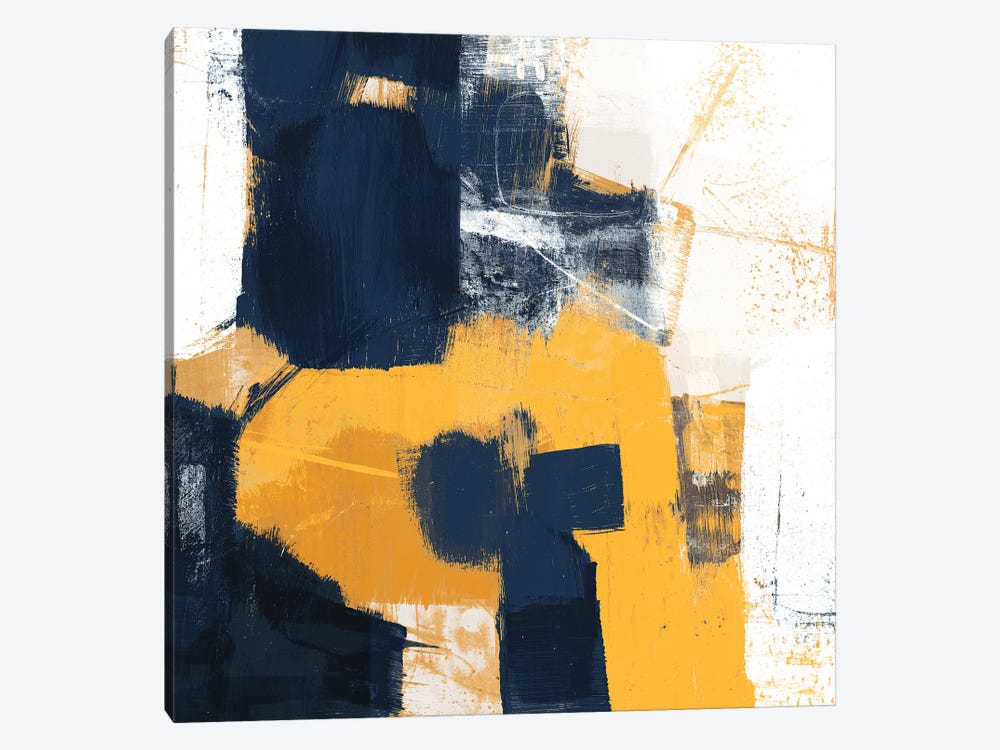 Navy & Gold II by Victoria Borges 1-piece Art Print