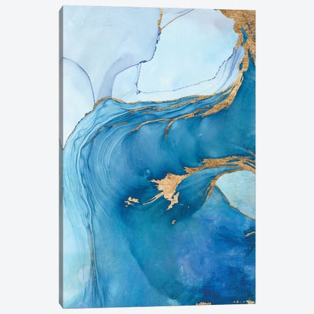 Sea Whirl I Canvas Print #VBO930} by Victoria Borges Canvas Art Print