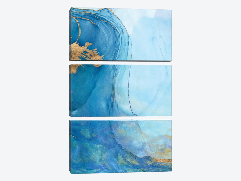 Sea Whirl II by Victoria Borges 3-piece Art Print