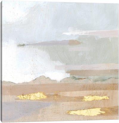 Abstract Coastland I Canvas Art Print - Zen Bedroom Art