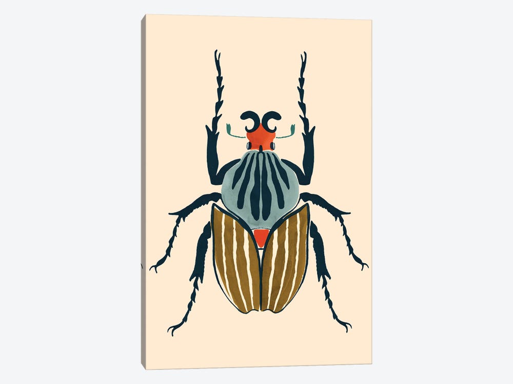 Beetle Bug I by Victoria Barnes 1-piece Canvas Wall Art