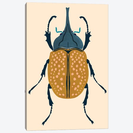 Beetle Bug II Canvas Print #VBR102} by Victoria Barnes Canvas Artwork