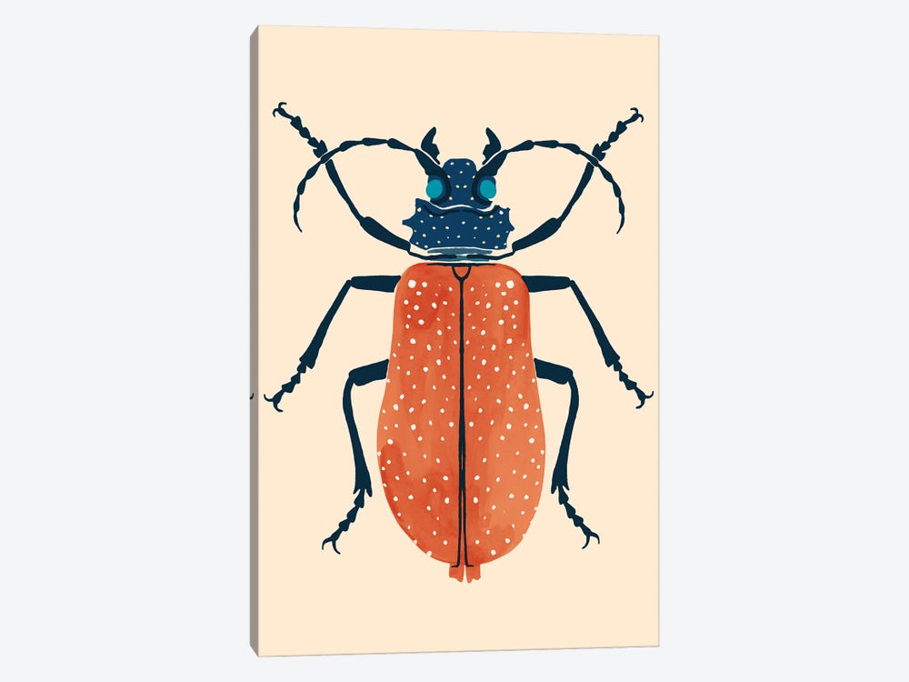 Beetle Bug III by Victoria Barnes 1-piece Canvas Artwork