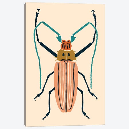 Beetle Bug IV Canvas Print #VBR104} by Victoria Barnes Canvas Print