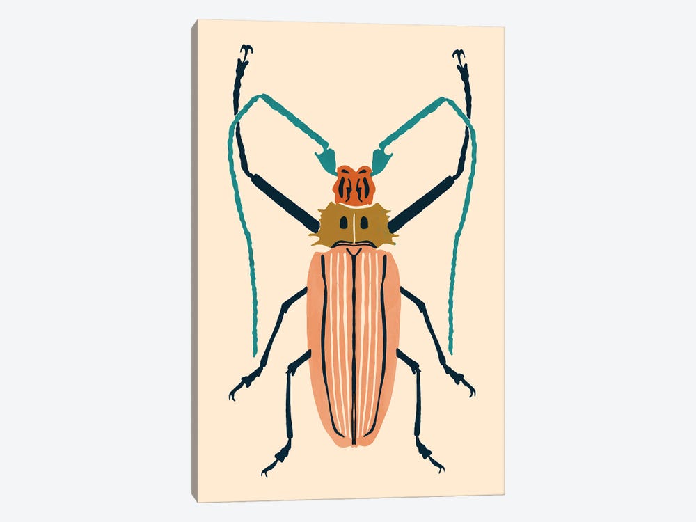 Beetle Bug IV by Victoria Barnes 1-piece Canvas Print