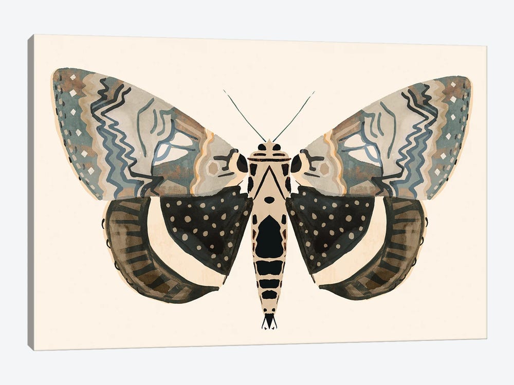 Neutral Moth I by Victoria Barnes 1-piece Art Print