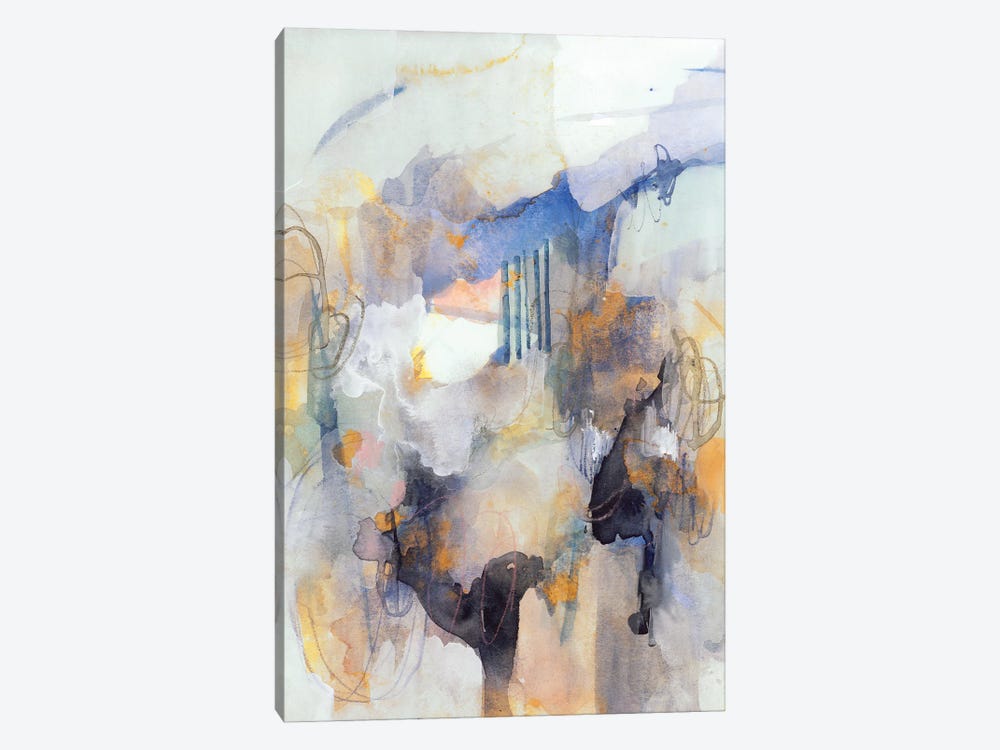 Watercolor Tatter IV by Victoria Barnes 1-piece Canvas Art