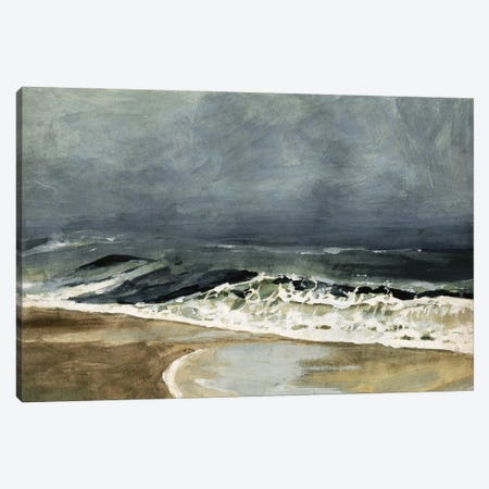 Moody Sea I Canvas Print #VBR13} by Victoria Barnes Art Print