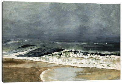 Moody Sea I Canvas Art Print