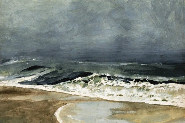 Waves: Moody Sea I by Victoria Barnes