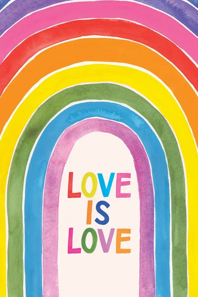 Love Loudly IV by Victoria Barnes canvas print