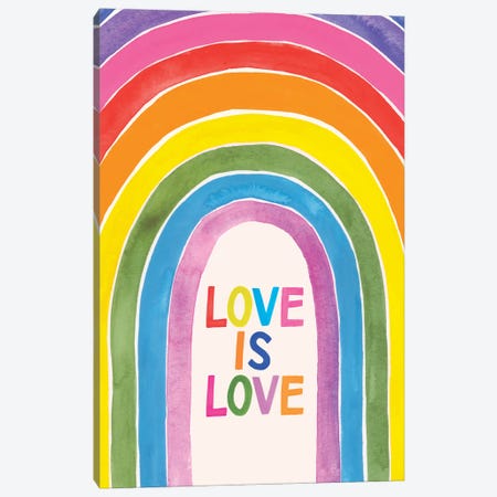 Love Loudly IV Canvas Print #VBR178} by Victoria Barnes Canvas Print