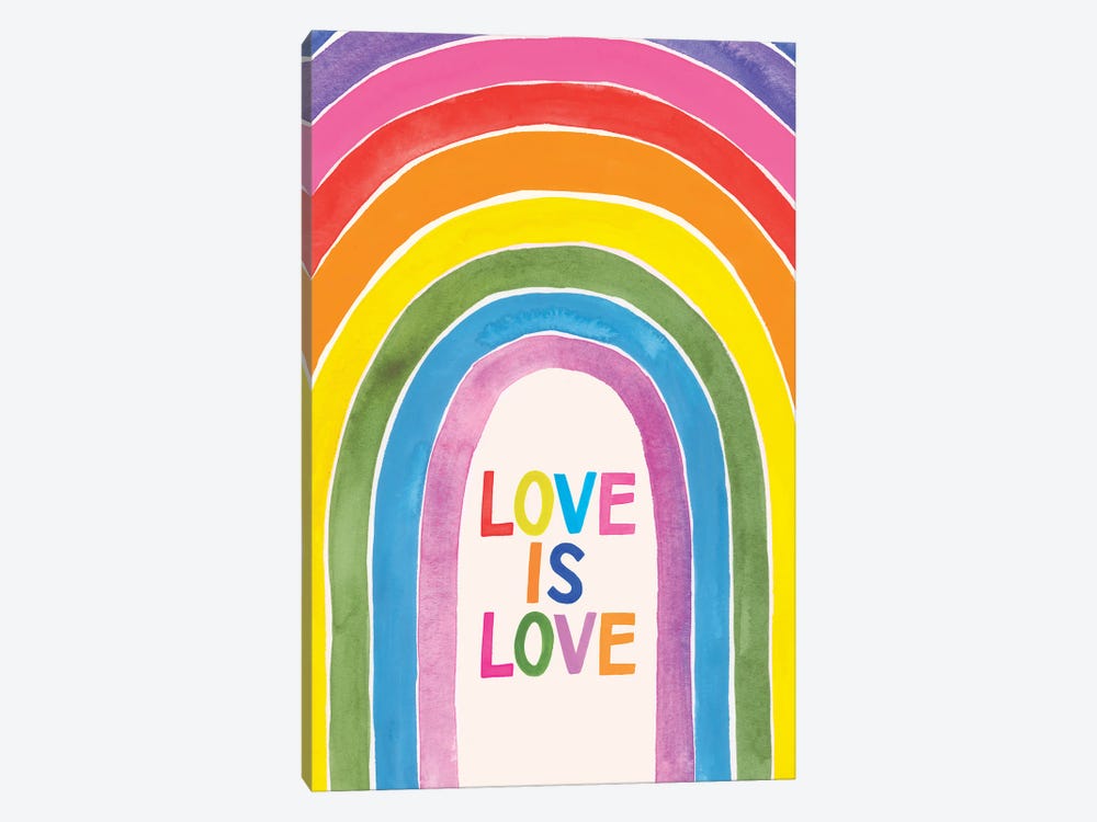 Love Loudly IV by Victoria Barnes 1-piece Canvas Artwork