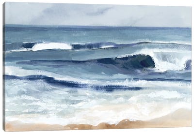 Surf Spray I Canvas Art Print - Sandy Beach Art