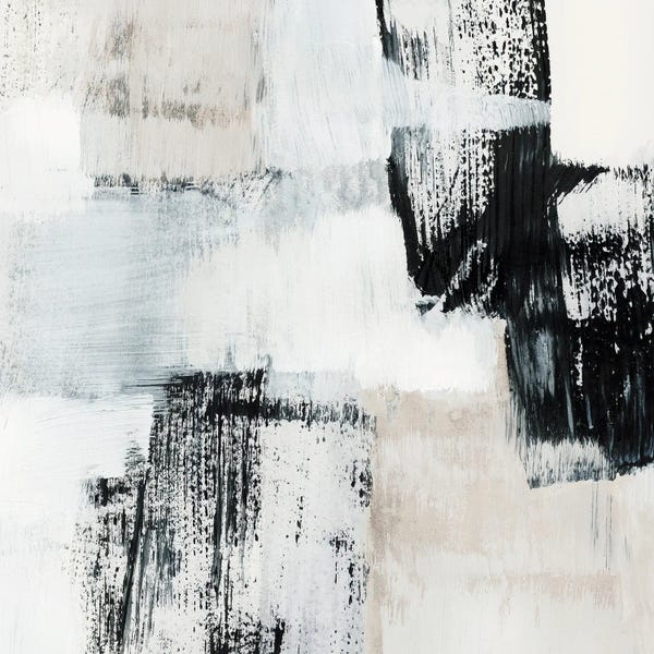Black & White Abstract Art: Fria II by Victoria Barnes