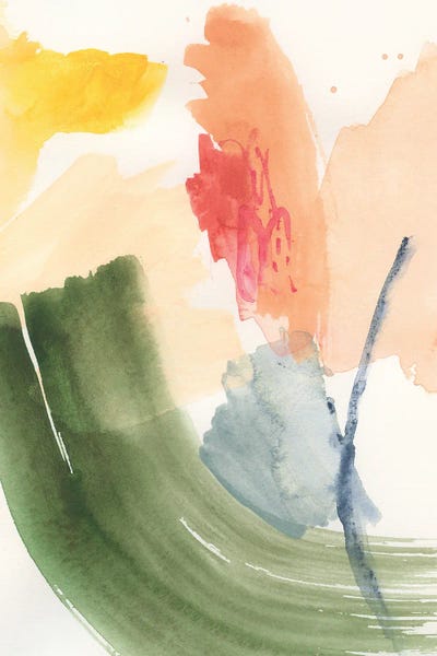 Abstract Expressionism: Garden Palette I by Victoria Barnes