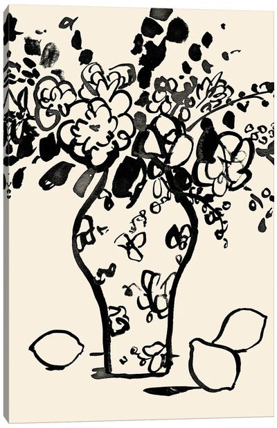 Matisse's Muse Still Life I Canvas Art Print - Botanical Illustrations