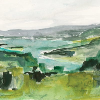 Riverside Sketch I by Victoria Barnes framed wall art