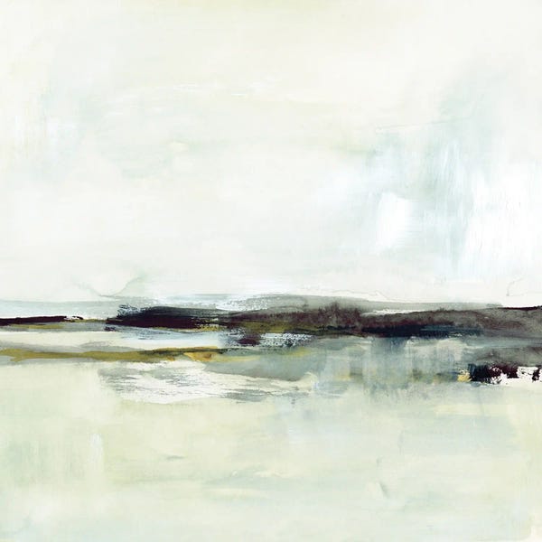 Linear Abstract: Sage Skies II by Victoria Barnes