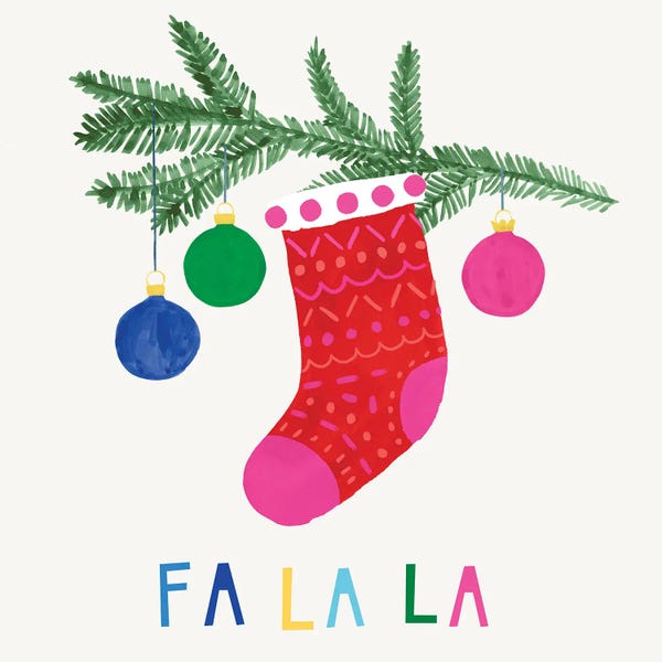 Victoria Barnes: Colorful Christmas III by Victoria Barnes