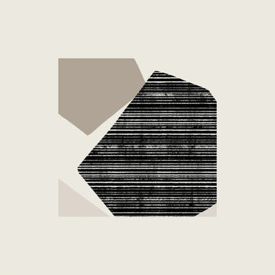 Fragmented Shapes IV by Victoria Barnes framed wall art