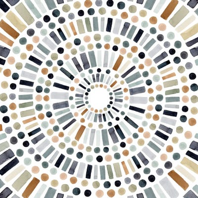 Concentric Tones II by Victoria Barnes framed wall art