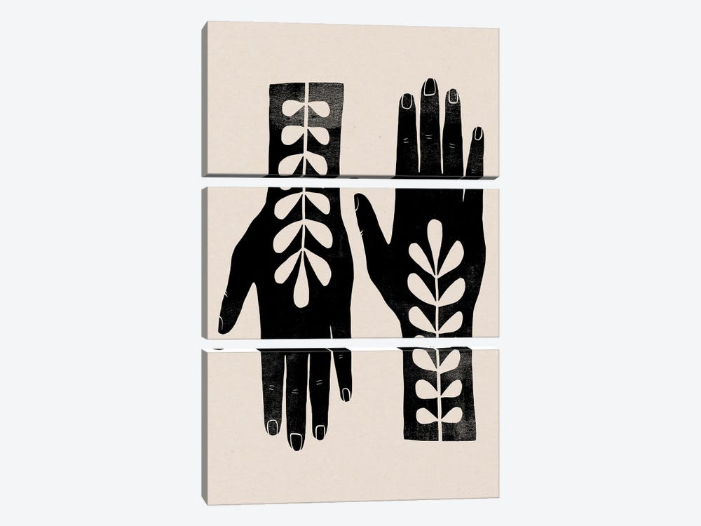 Plant Offering IV by Victoria Barnes 3-piece Canvas Print