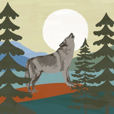 Trailside Animals VI by Victoria Barnes framed wall art