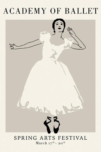 Victoria Barnes: Ballet Academy Poster II by Victoria Barnes