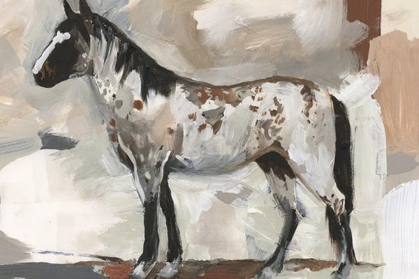Fine Art Print: Expressionist Dappled Horse II by Victoria Barnes