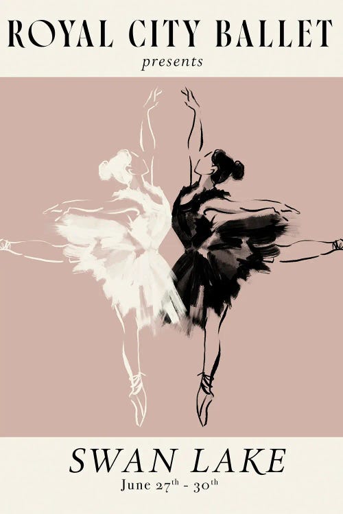 Royal Ballet Poster I by Victoria Barnes wall art