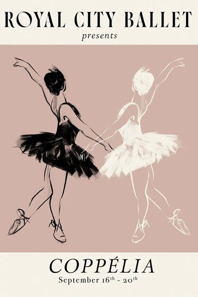 Ballet: Royal Ballet Poster II by Victoria Barnes