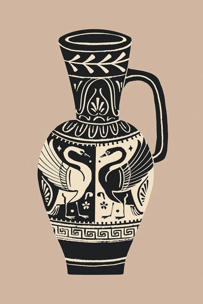 Swans: Swan Pottery II by Victoria Barnes
