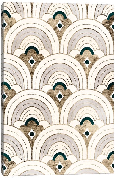 Deco Patterning IV Canvas Art Print - Gatsby Glam
