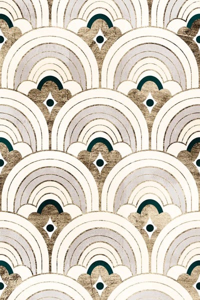 Art Deco: Deco Patterning IV by Victoria Barnes