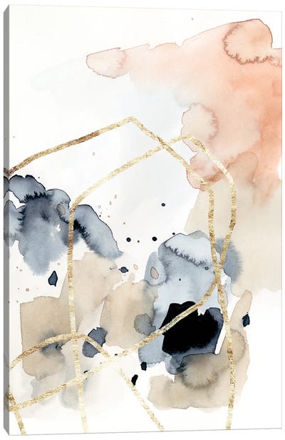 Syncopate I Canvas Art Print - Abstract Watercolor Art