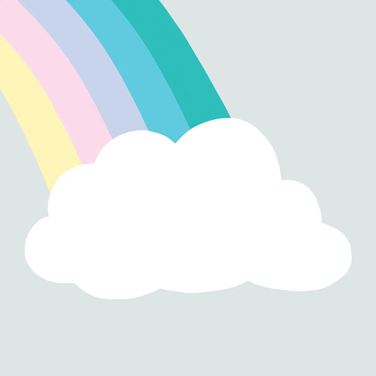 Rainbow Cloud I